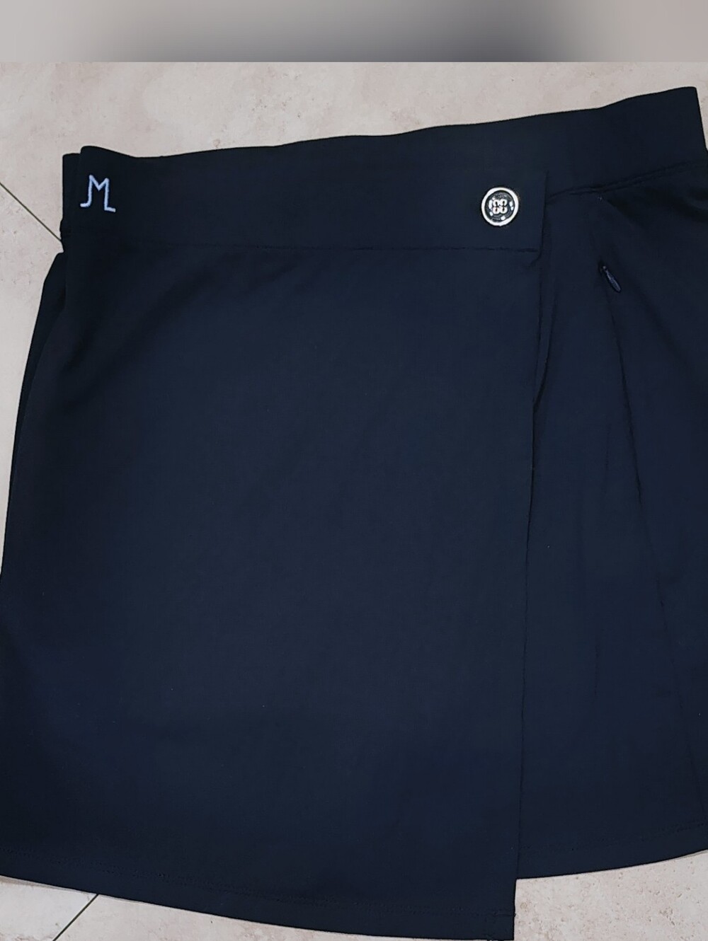 NWOT J. McLaughlin Navy Athletic Faux Wrap Skort - Golf, Tennis, Pickleball XS